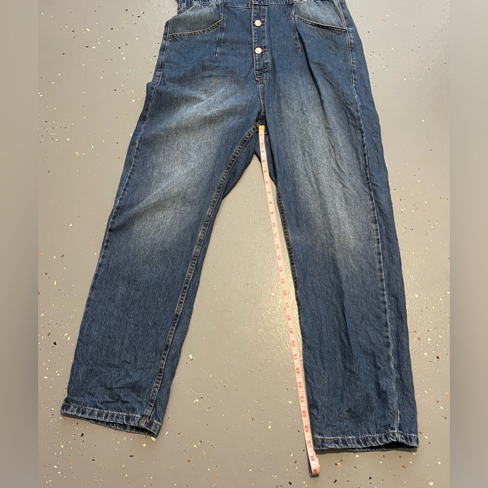 Free People Marci Denim Jumpsuit - Picture 11 of 12